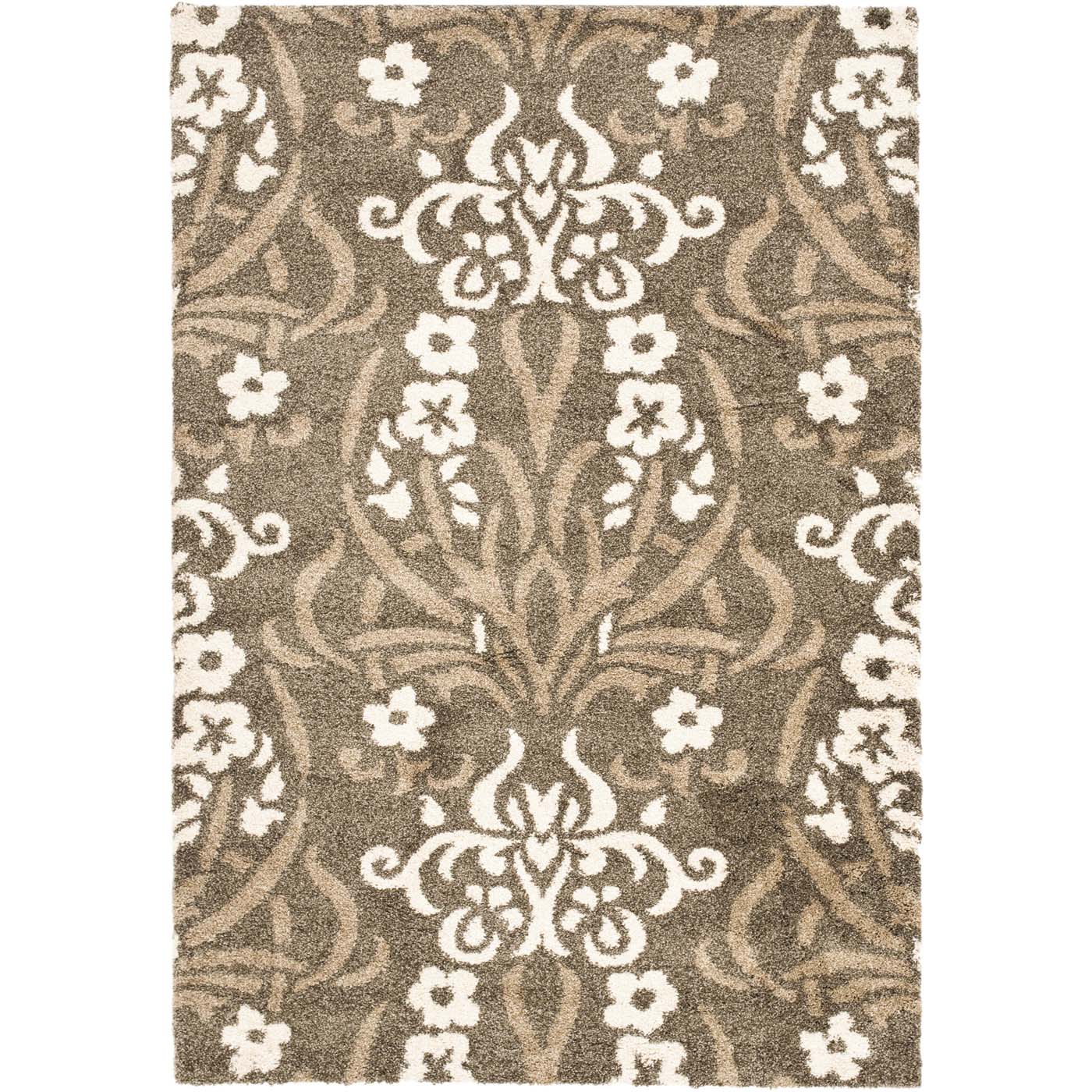 Safavieh Shag 57- Rug, SG457- - Smoke / Beige