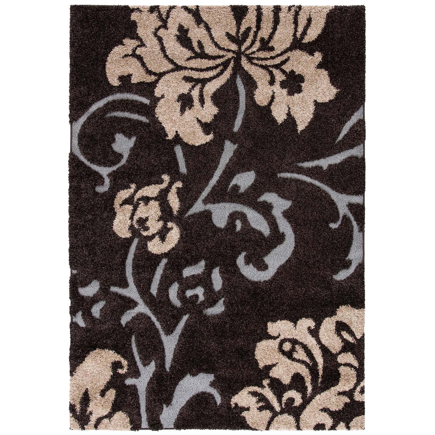 Safavieh Shag 58- Rug, SG458- - Dark Brown / Smoke