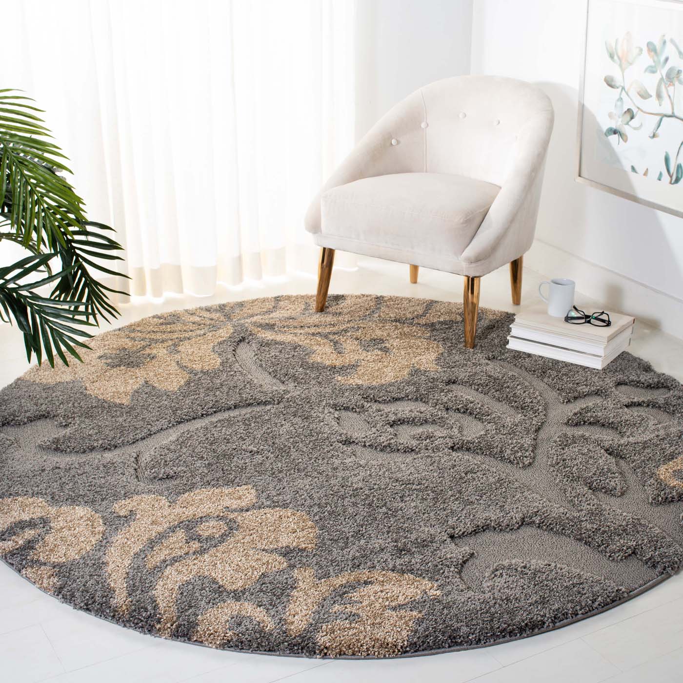 Safavieh Shag 58- Rug, SG458- - Grey / Beige