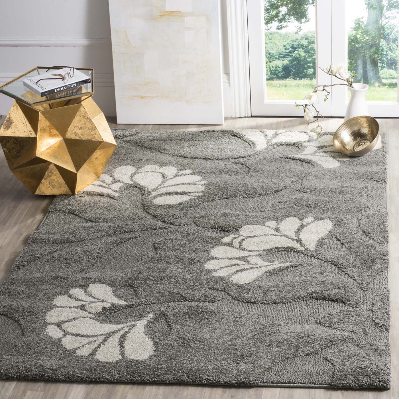 Safavieh Shag 59- Rug, SG459- - Grey / Beige