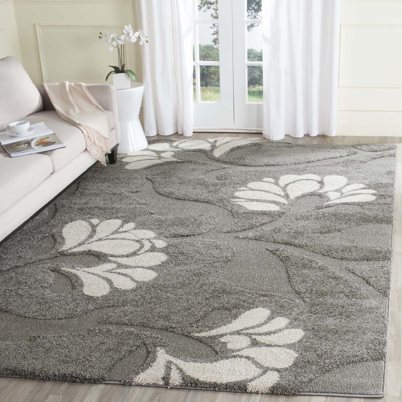 Safavieh Shag 59- Rug, SG459- - Grey / Beige