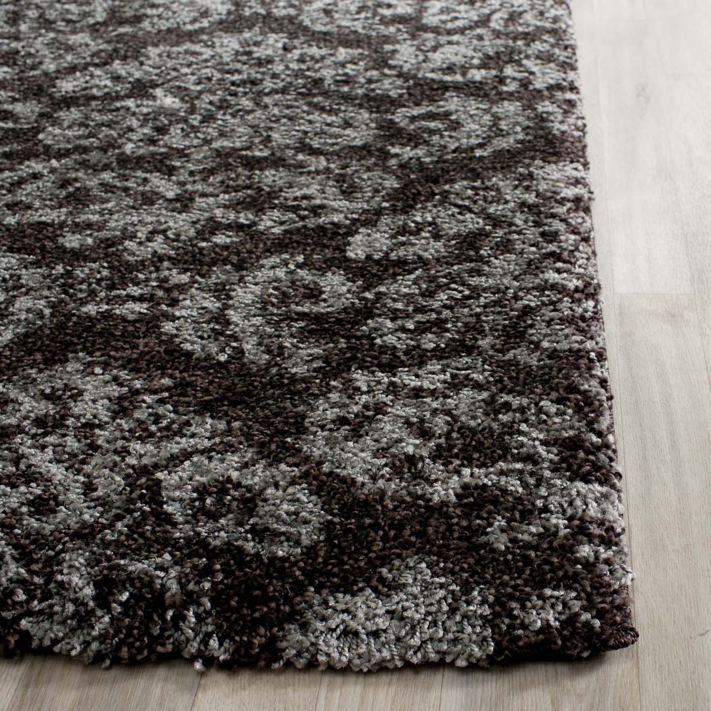 Safavieh Shag 60- Rug, SG460- - Dark Brown / Smoke