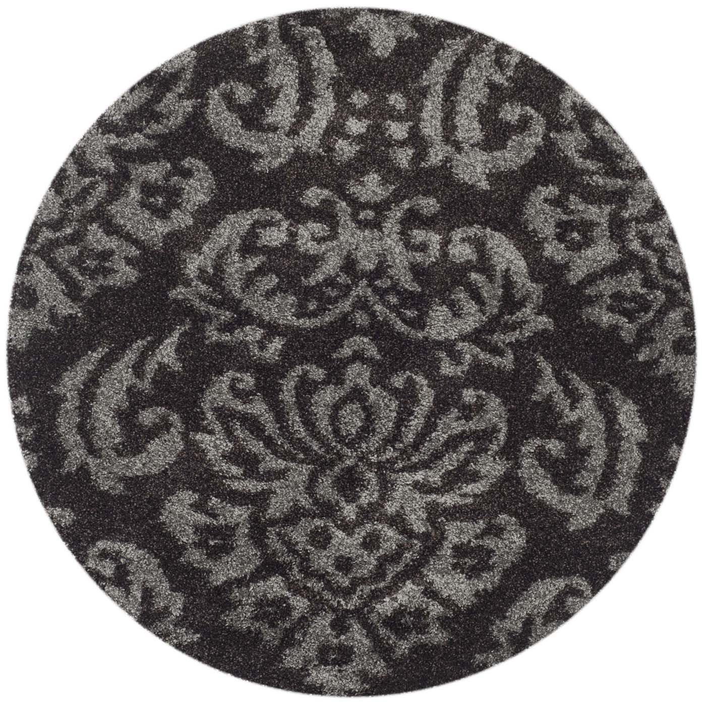 Safavieh Shag 60- Rug, SG460- - Dark Brown / Smoke