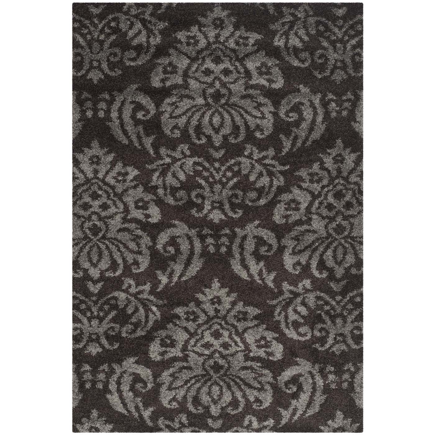 Safavieh Shag 60- Rug, SG460- - Dark Brown / Smoke