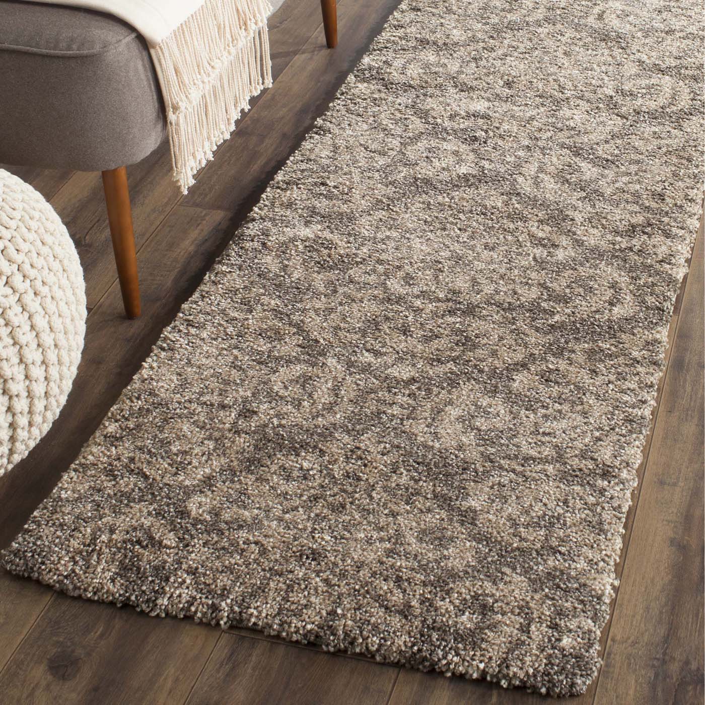 Safavieh Shag 60- Rug, SG460- - Smoke / Beige