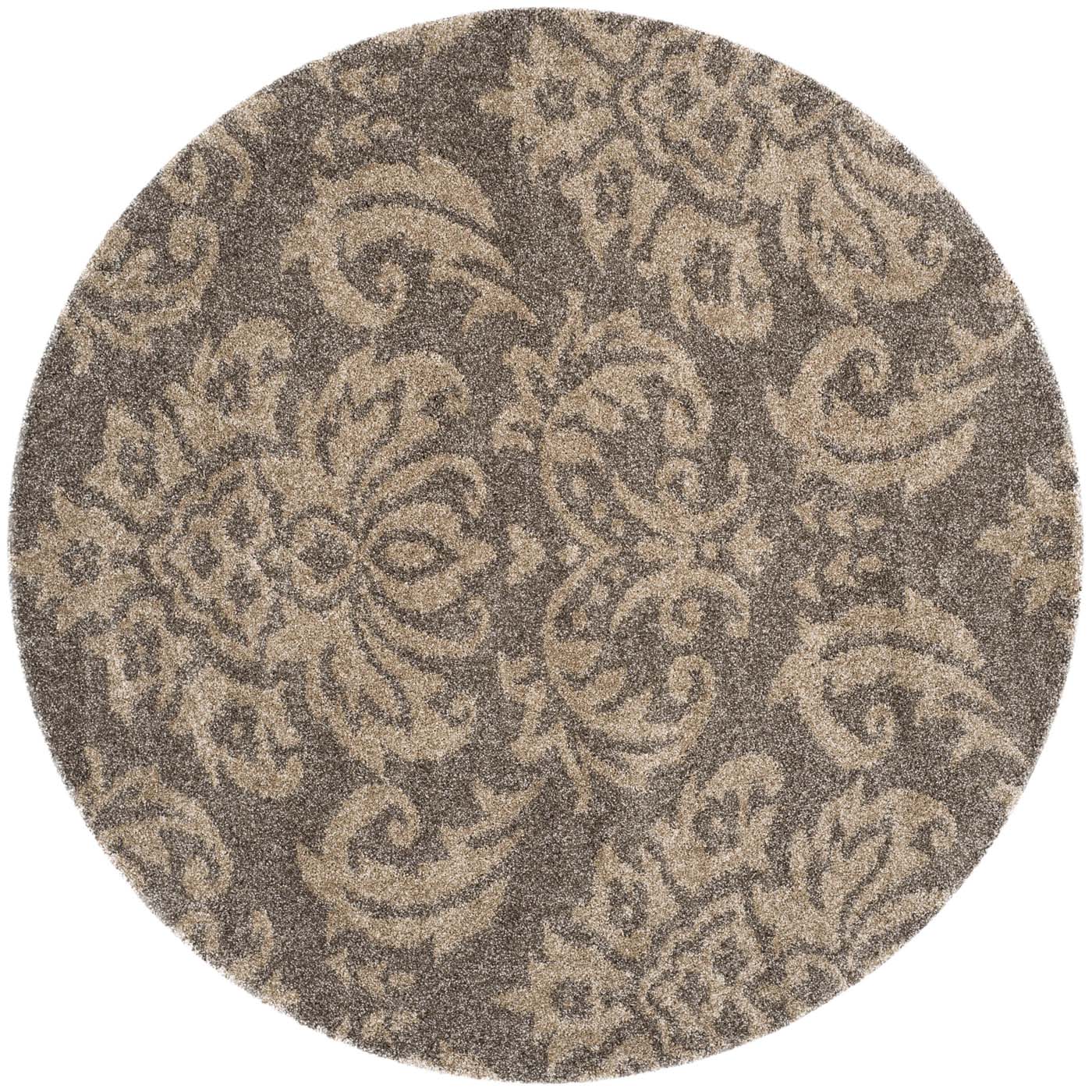 Safavieh Shag 60- Rug, SG460- - Smoke / Beige