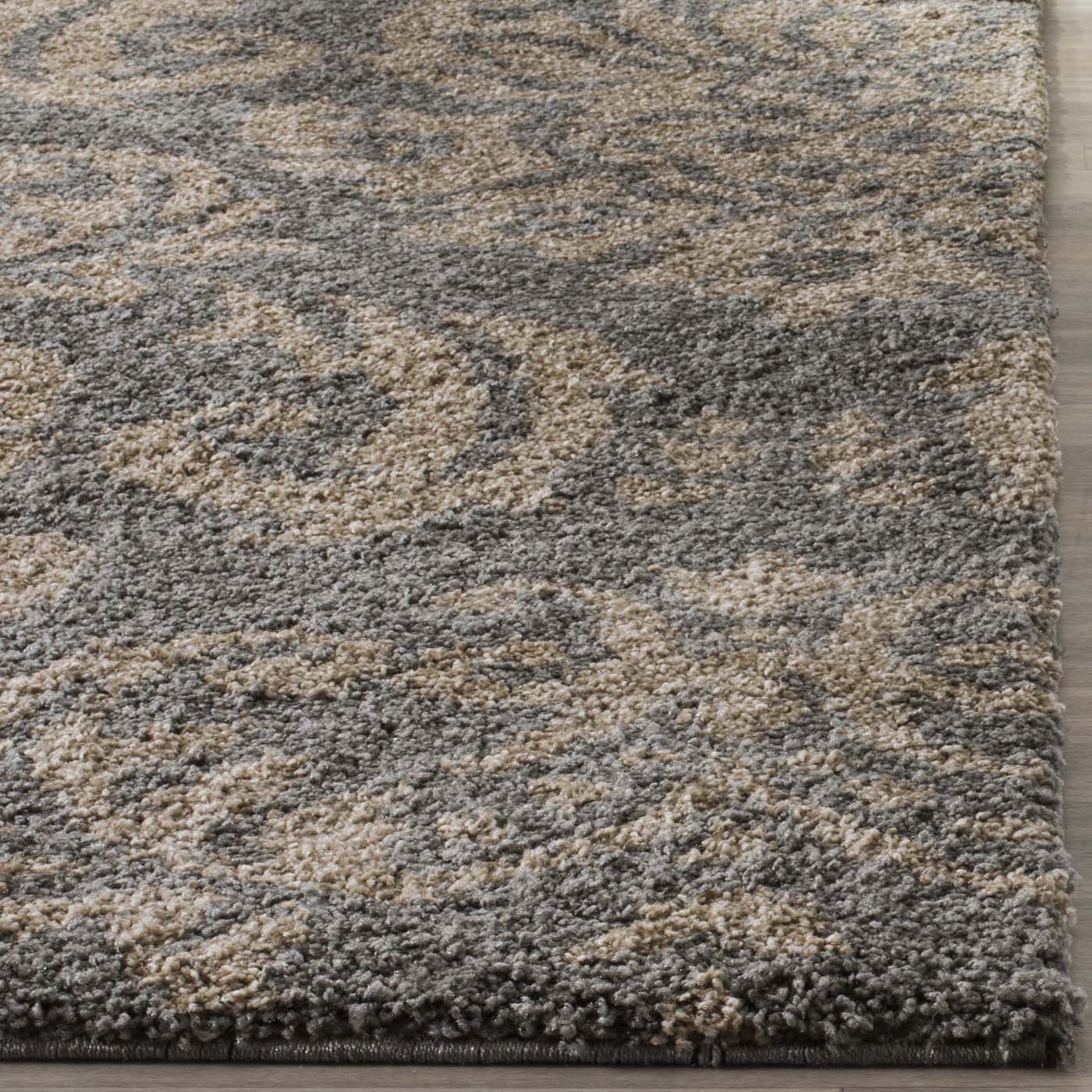 Safavieh Shag 60- Rug, SG460- - Grey / Beige