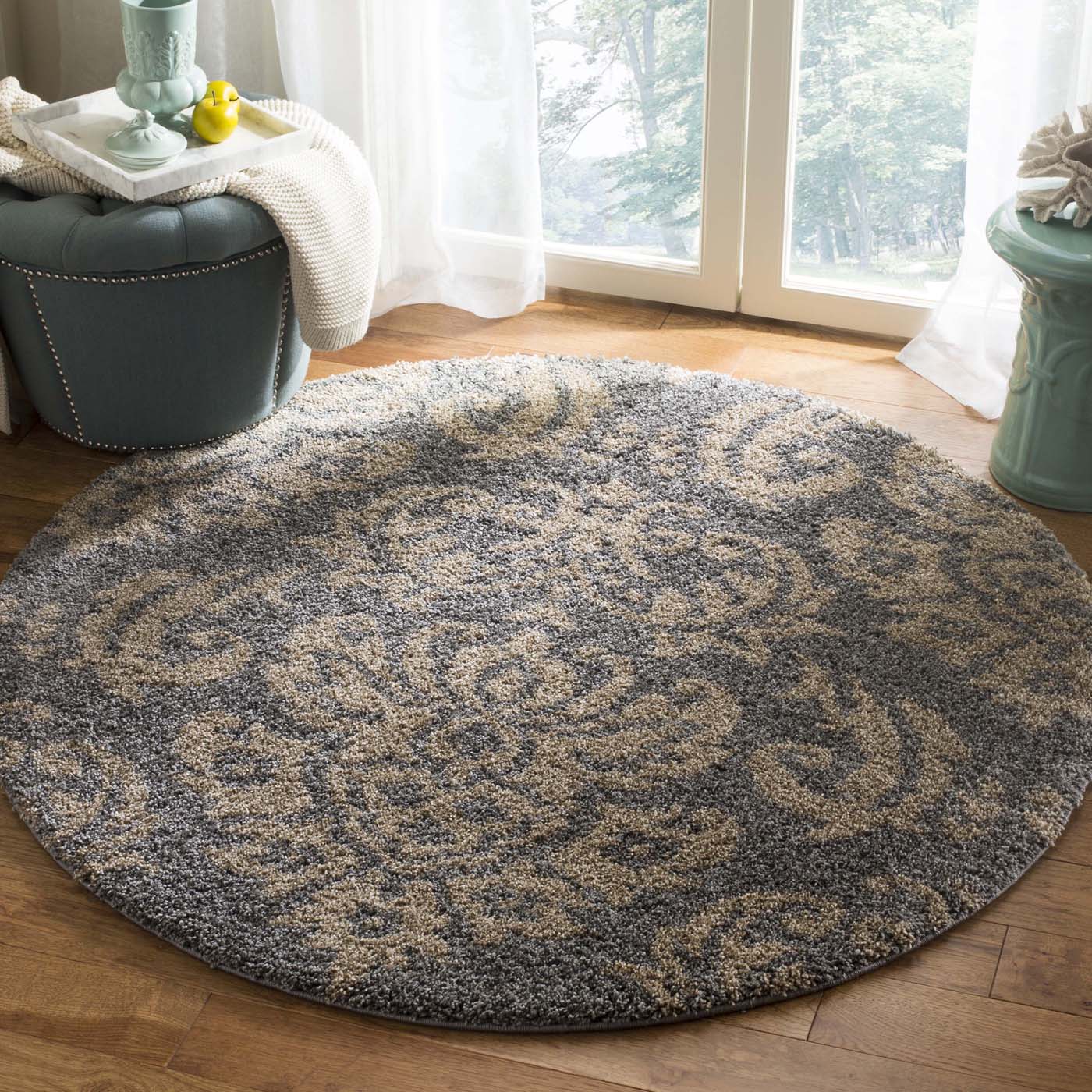 Safavieh Shag 60- Rug, SG460- - Grey / Beige