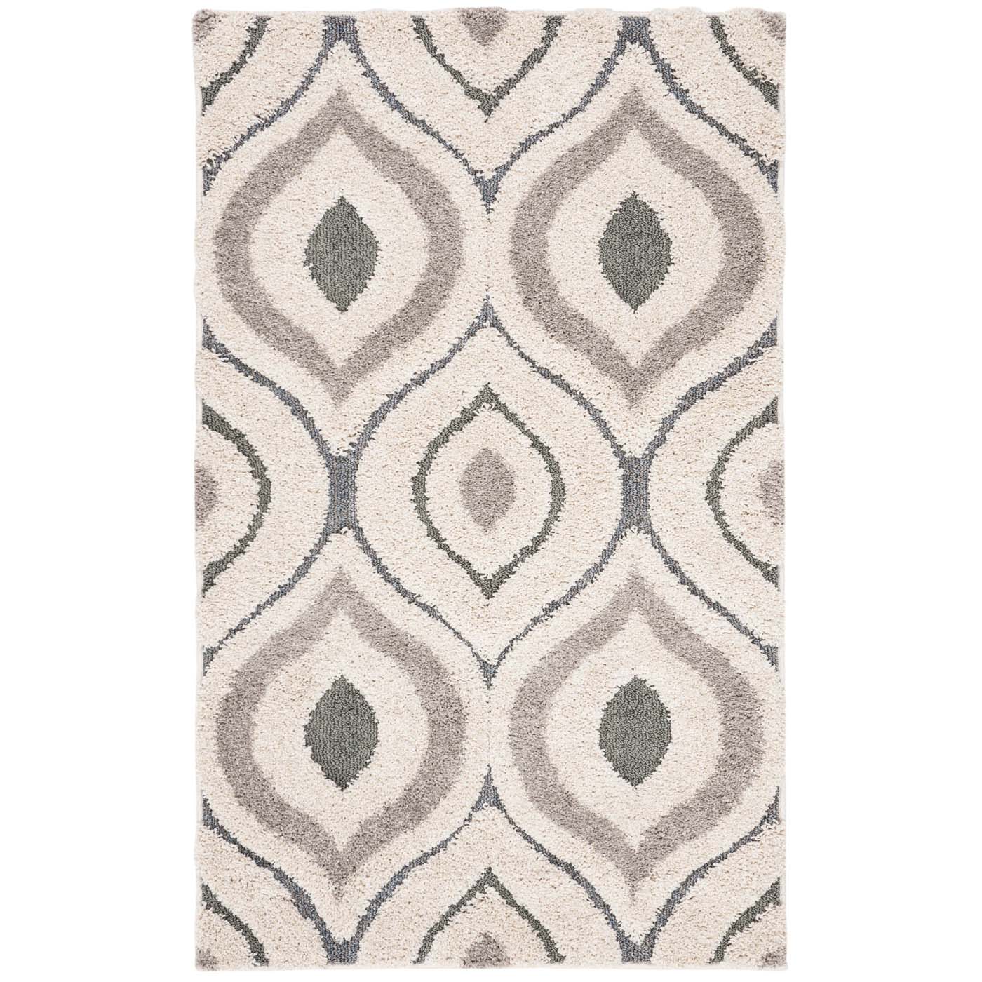 Safavieh Shag 61- Rug, SG461- - Cream / Light Blue