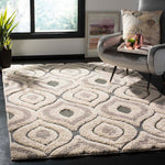 Safavieh Shag 61- Rug, SG461- - Cream / Light Blue