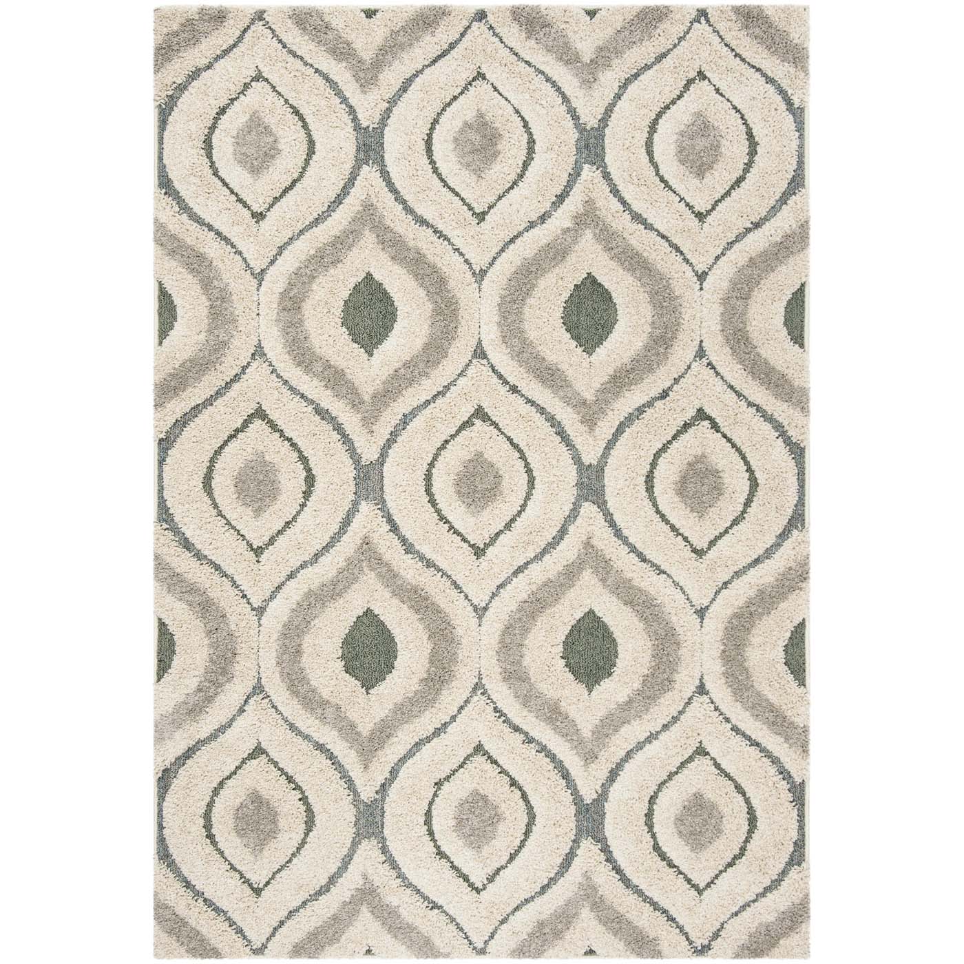 Safavieh Shag 61- Rug, SG461- - Cream / Light Blue