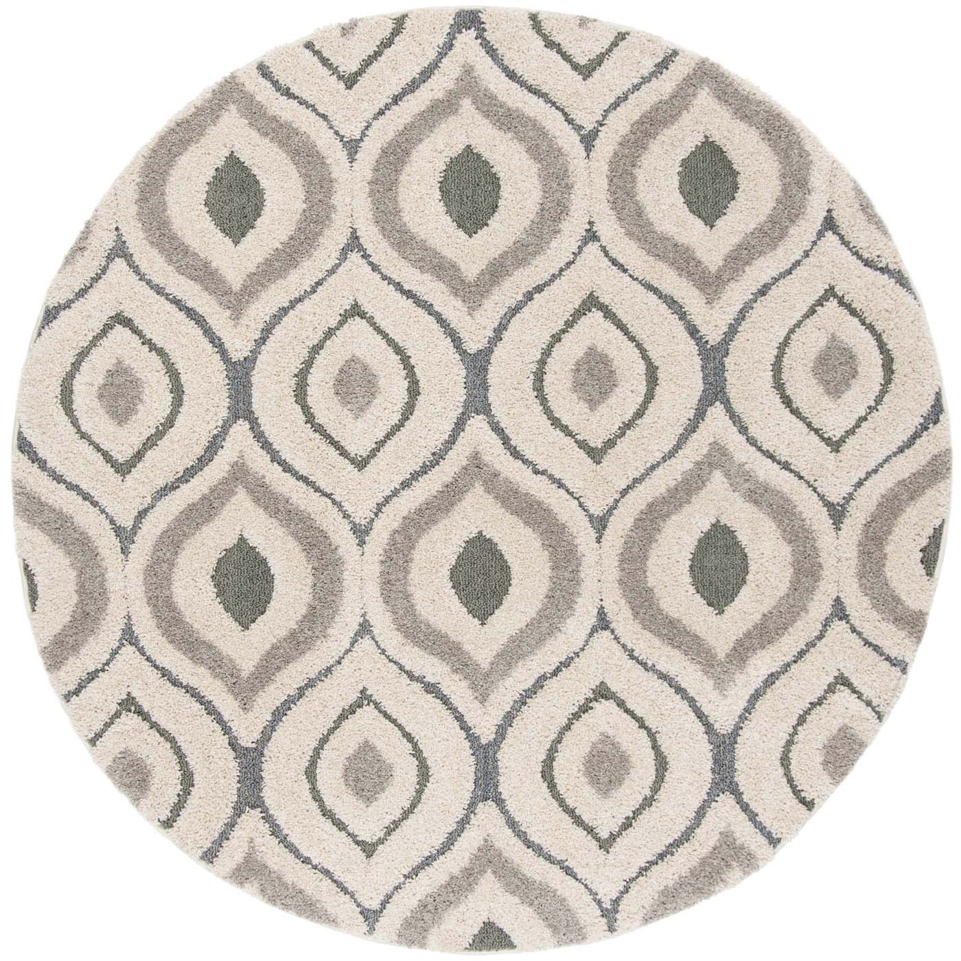 Safavieh Shag 61- Rug, SG461- - Cream / Light Blue