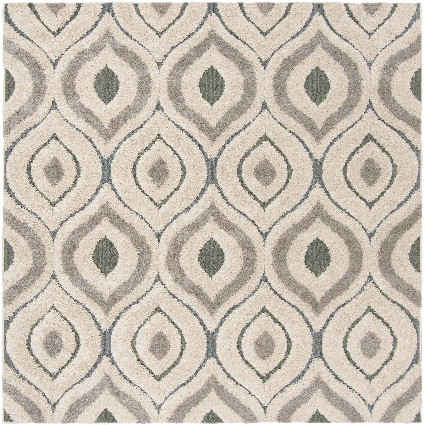 Safavieh Shag 61- Rug, SG461- - Cream / Light Blue