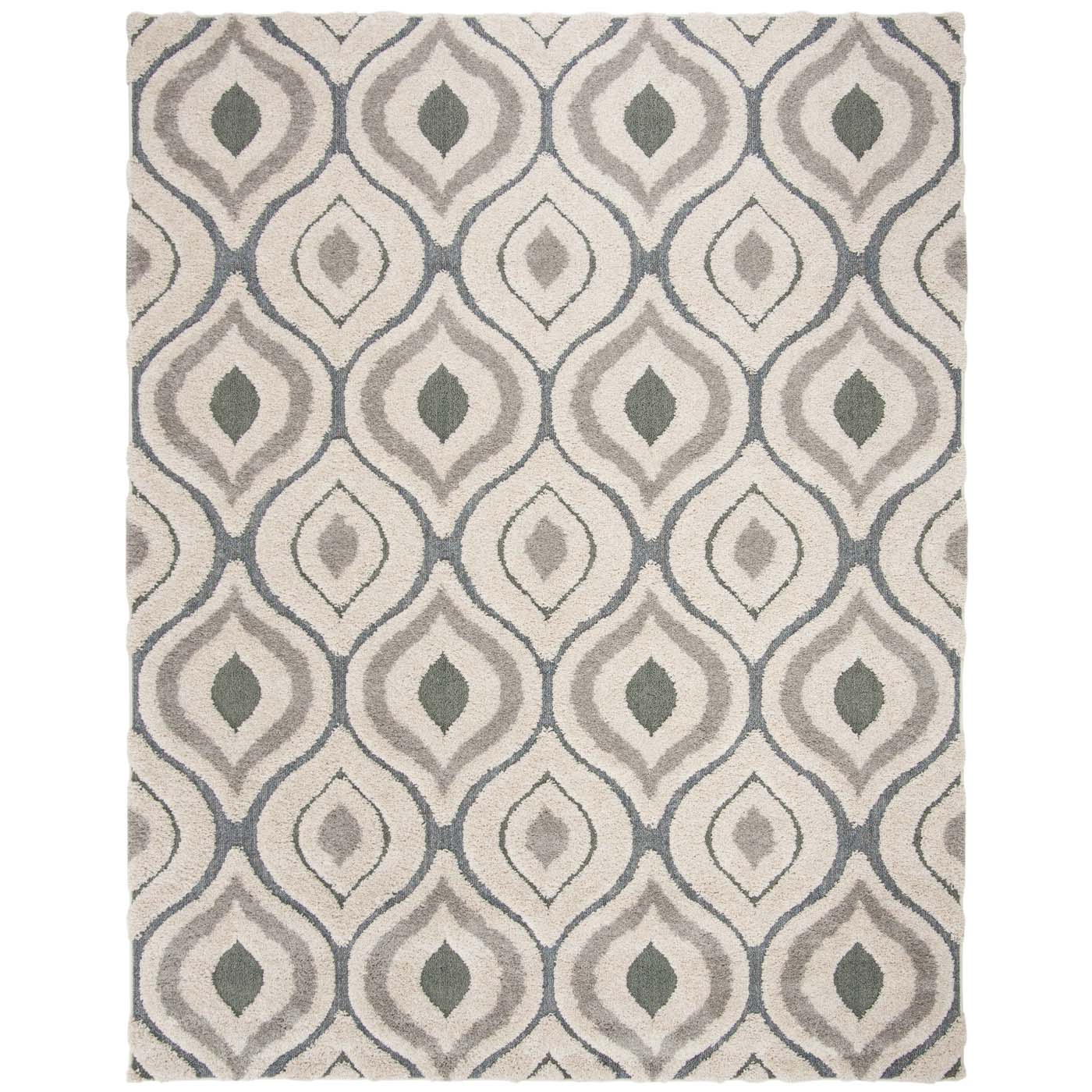 Safavieh Shag 61- Rug, SG461- - Cream / Light Blue