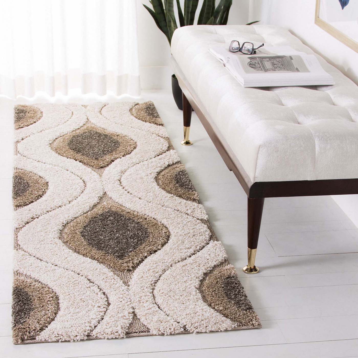 Safavieh Shag 61- Rug, SG461- - Cream / Smoke