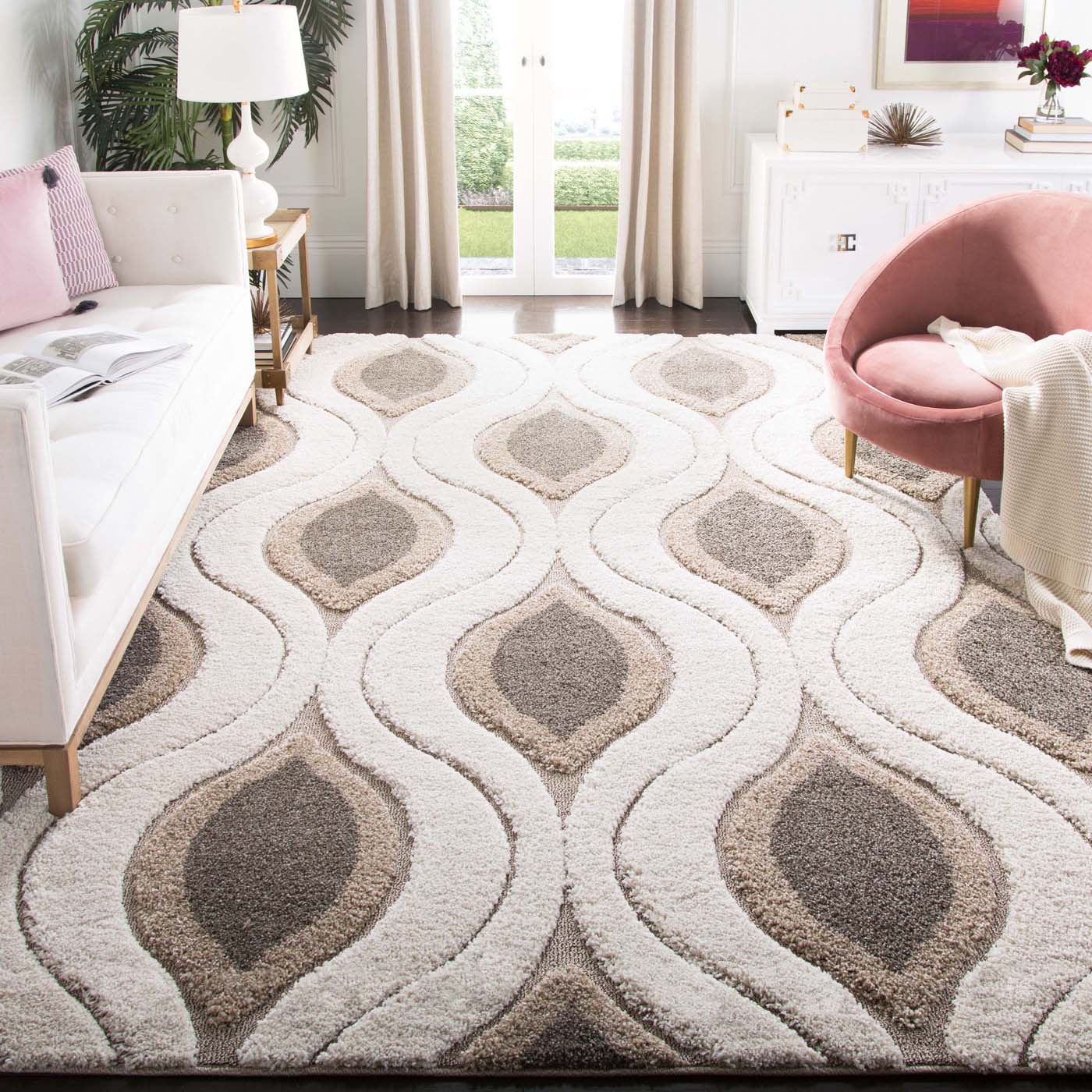 Safavieh Shag 61- Rug, SG461- - Cream / Smoke