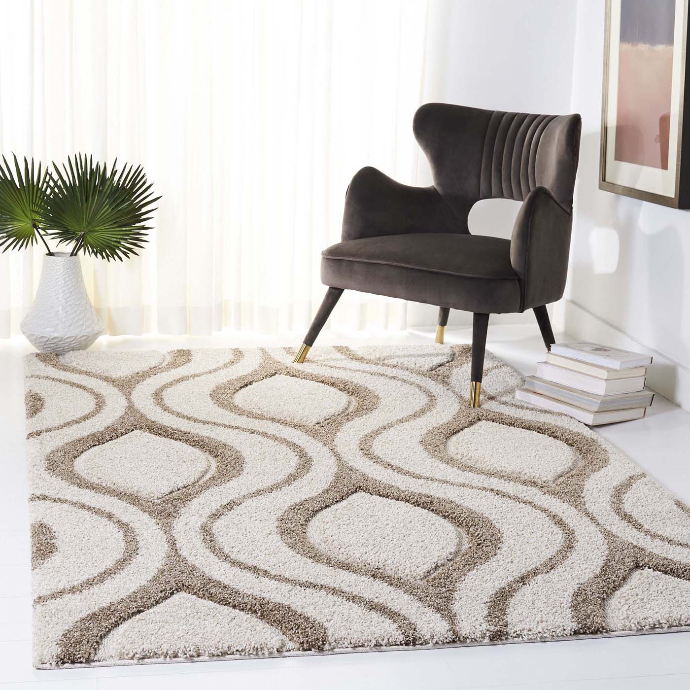 Safavieh Shag 61- Rug, SG461- - Ivory / Beige