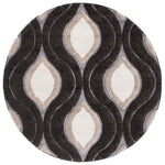 Safavieh Shag 61- Rug, SG461- - Dark Brown / Ivory