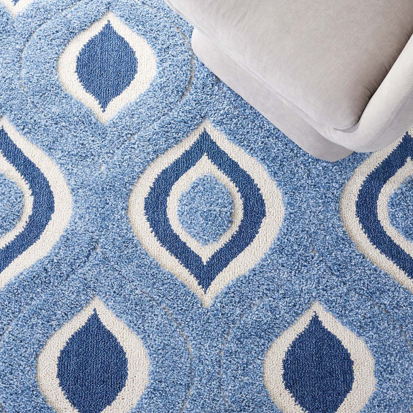 Safavieh Shag 61- Rug, SG461- - Blue / Ivory