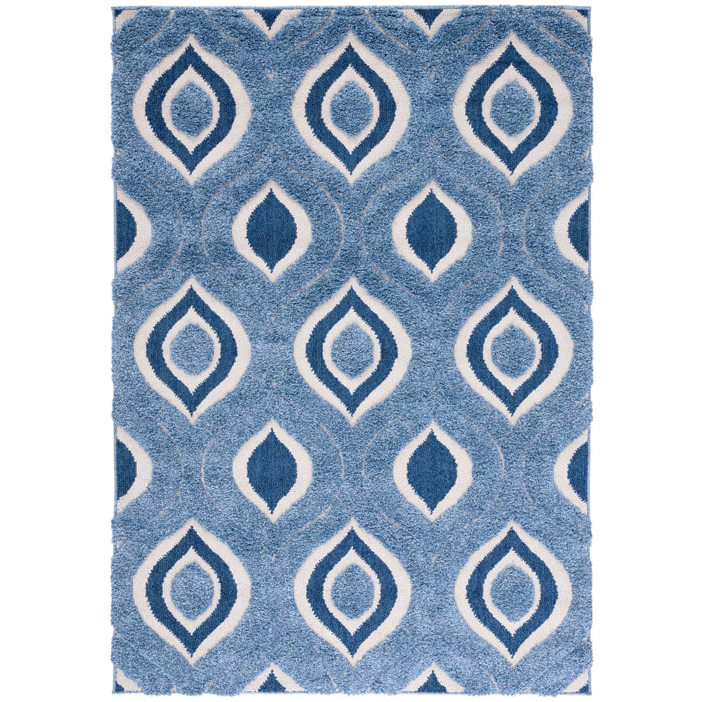 Safavieh Shag 61- Rug, SG461- - Blue / Ivory