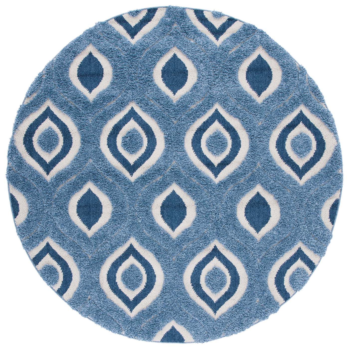 Safavieh Shag 61- Rug, SG461- - Blue / Ivory