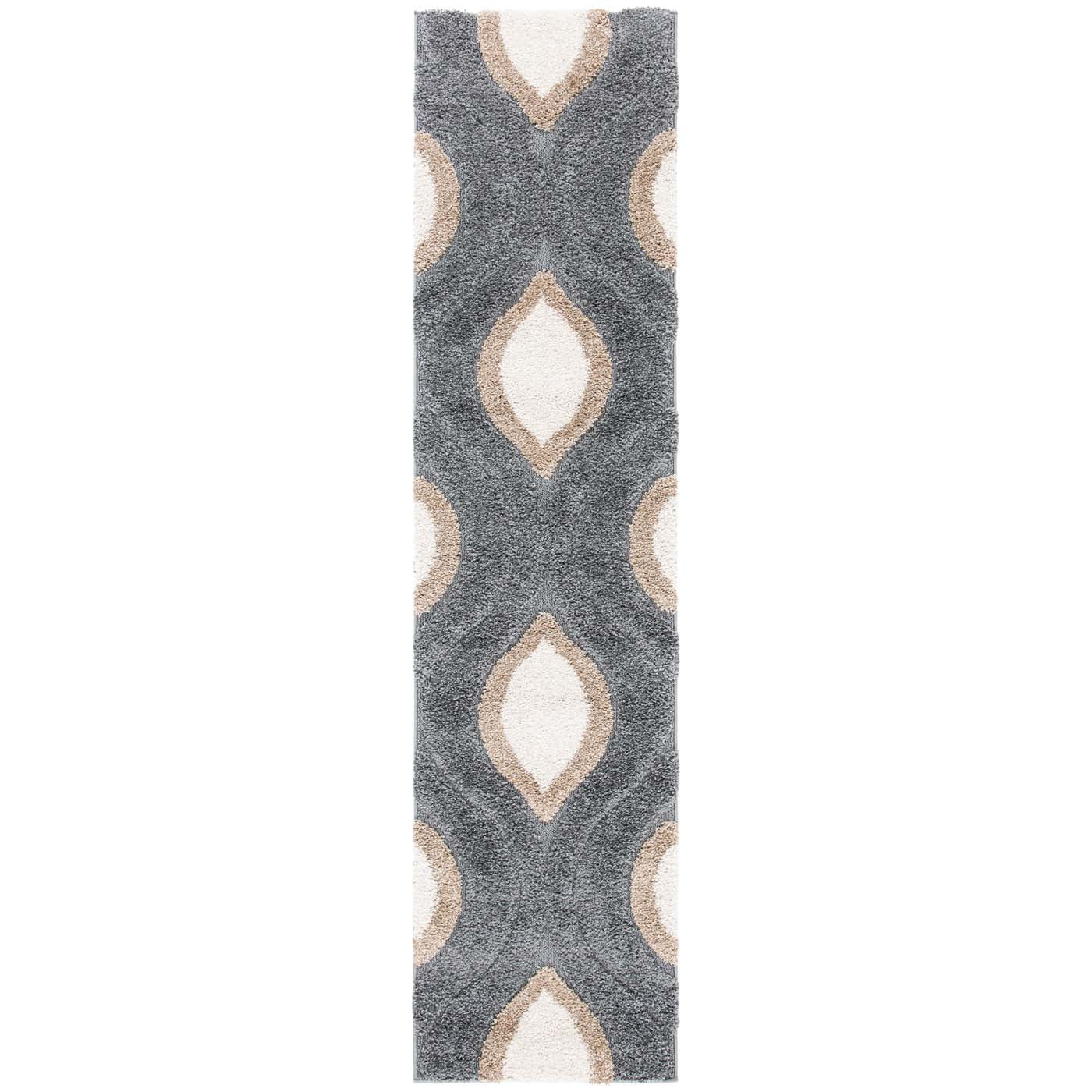 Safavieh Shag 61- Rug, SG461- - Grey / Ivory