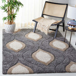 Safavieh Shag 61- Rug, SG461- - Grey / Ivory