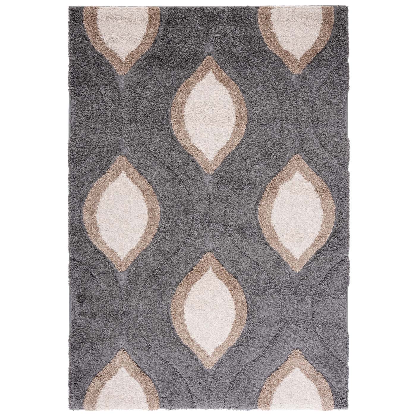 Safavieh Shag 61- Rug, SG461- - Grey / Ivory