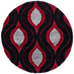 Safavieh Shag 61- Rug, SG461- - Black / Red