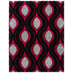 Safavieh Shag 61- Rug, SG461- - Black / Red