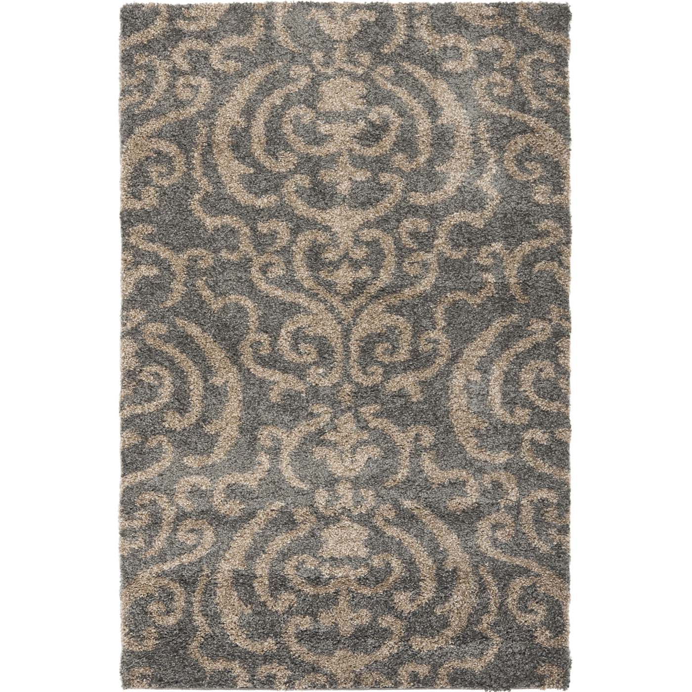 Safavieh Shag 62- Rug, SG462- - Grey / Beige