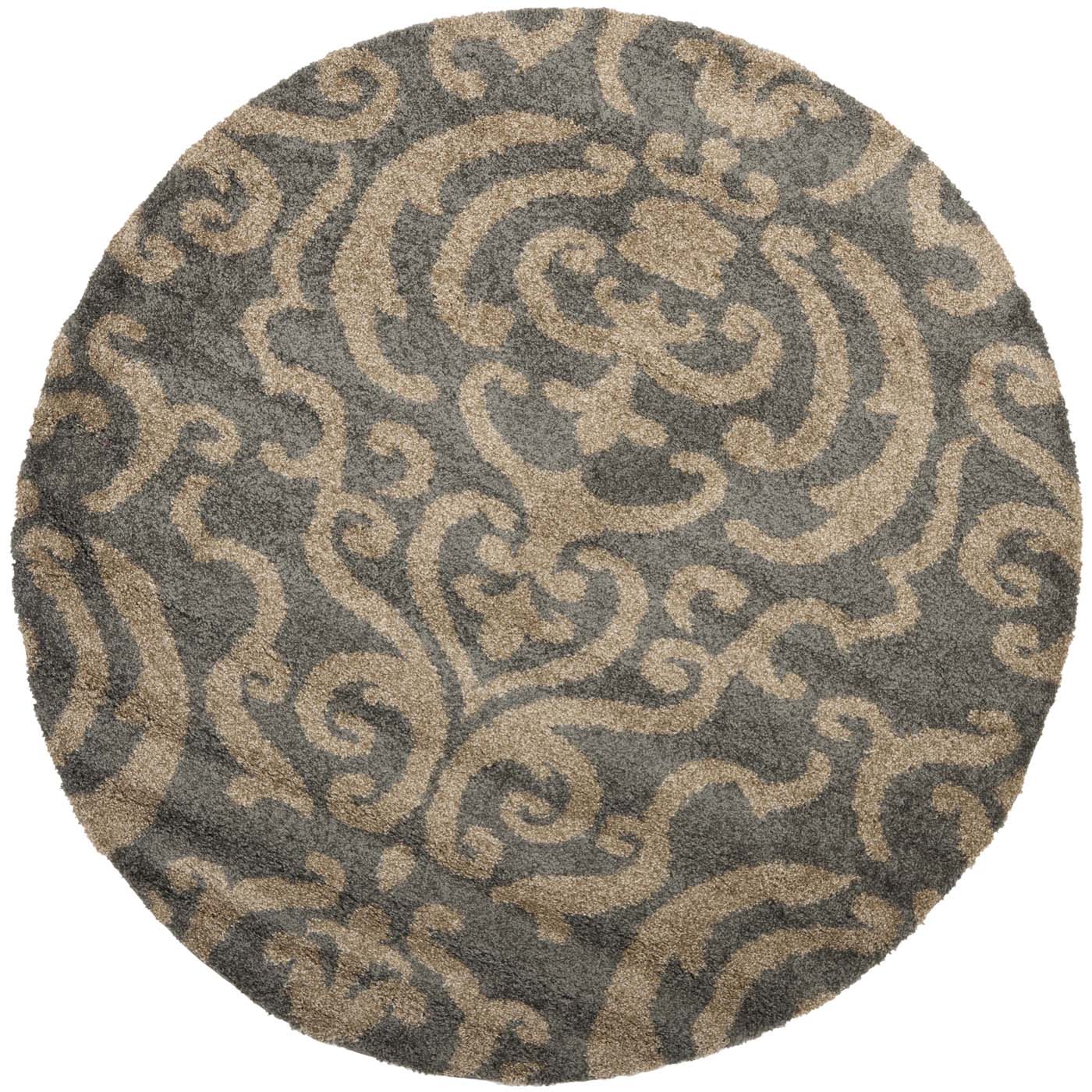 Safavieh Shag 62- Rug, SG462- - Grey / Beige