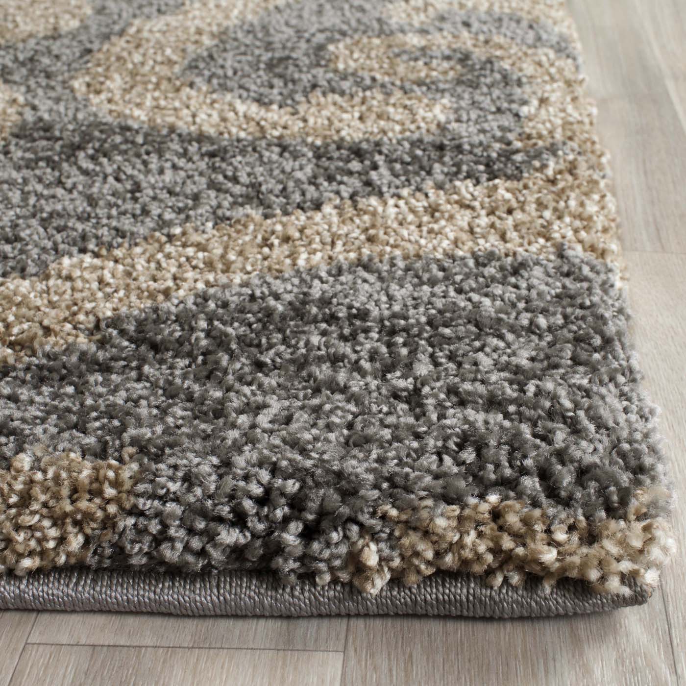 Safavieh Shag 62- Rug, SG462- - Grey / Beige