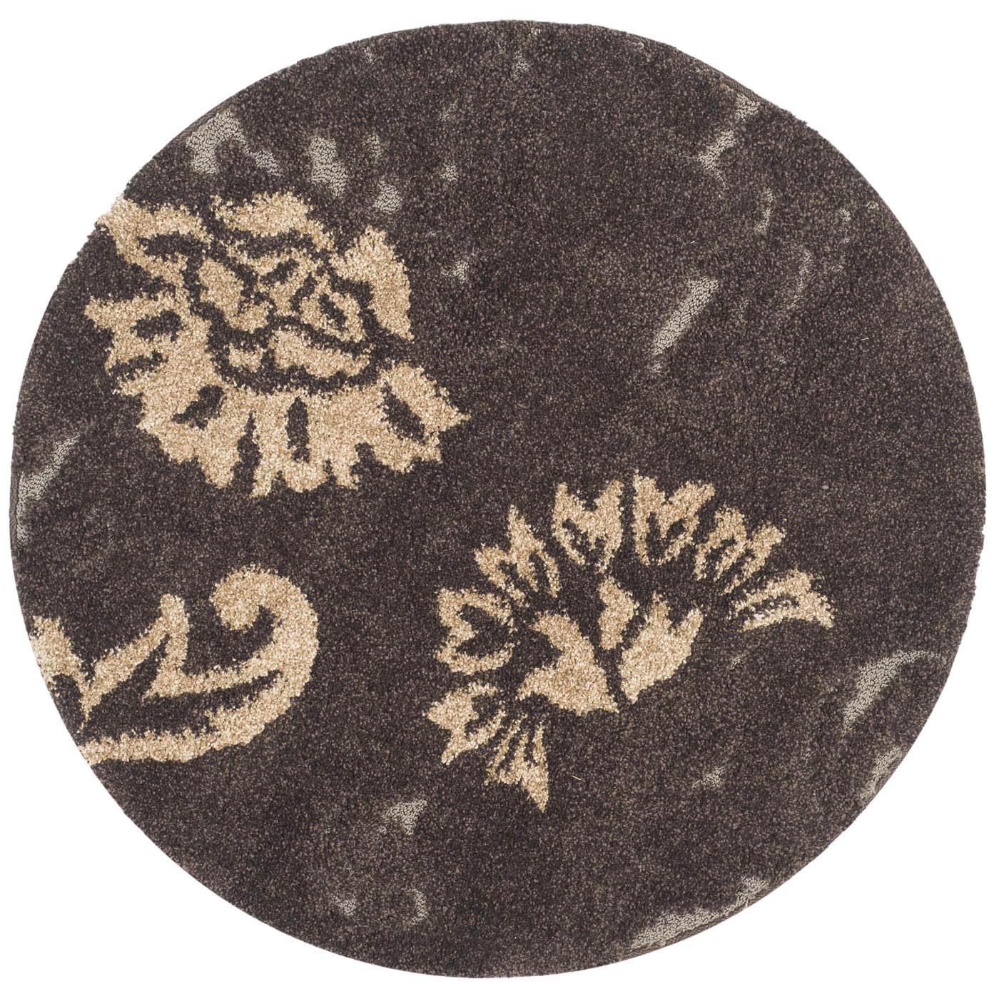 Safavieh Shag 63- Rug, SG463- - Dark Brown / Smoke