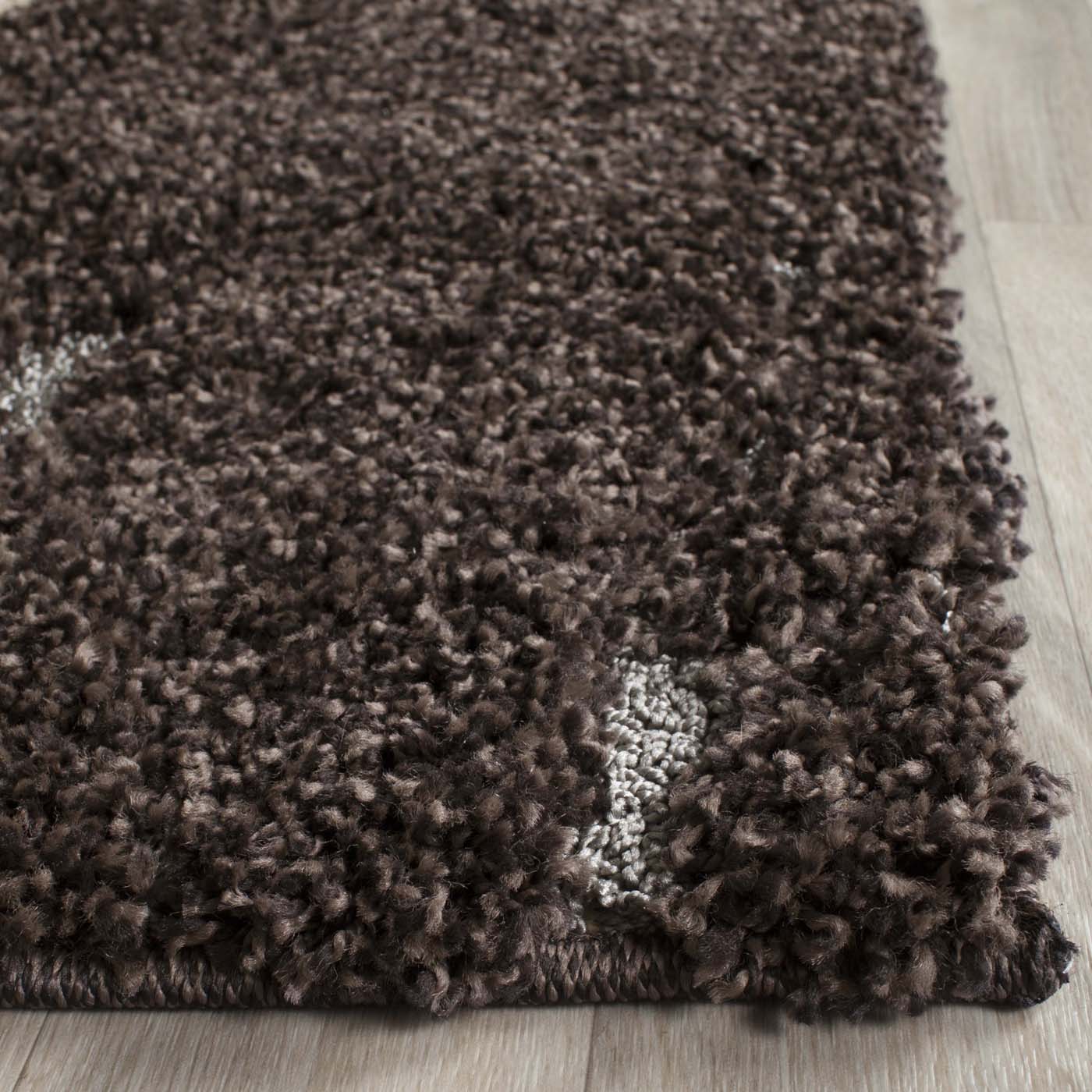 Safavieh Shag 63- Rug, SG463- - Dark Brown / Smoke