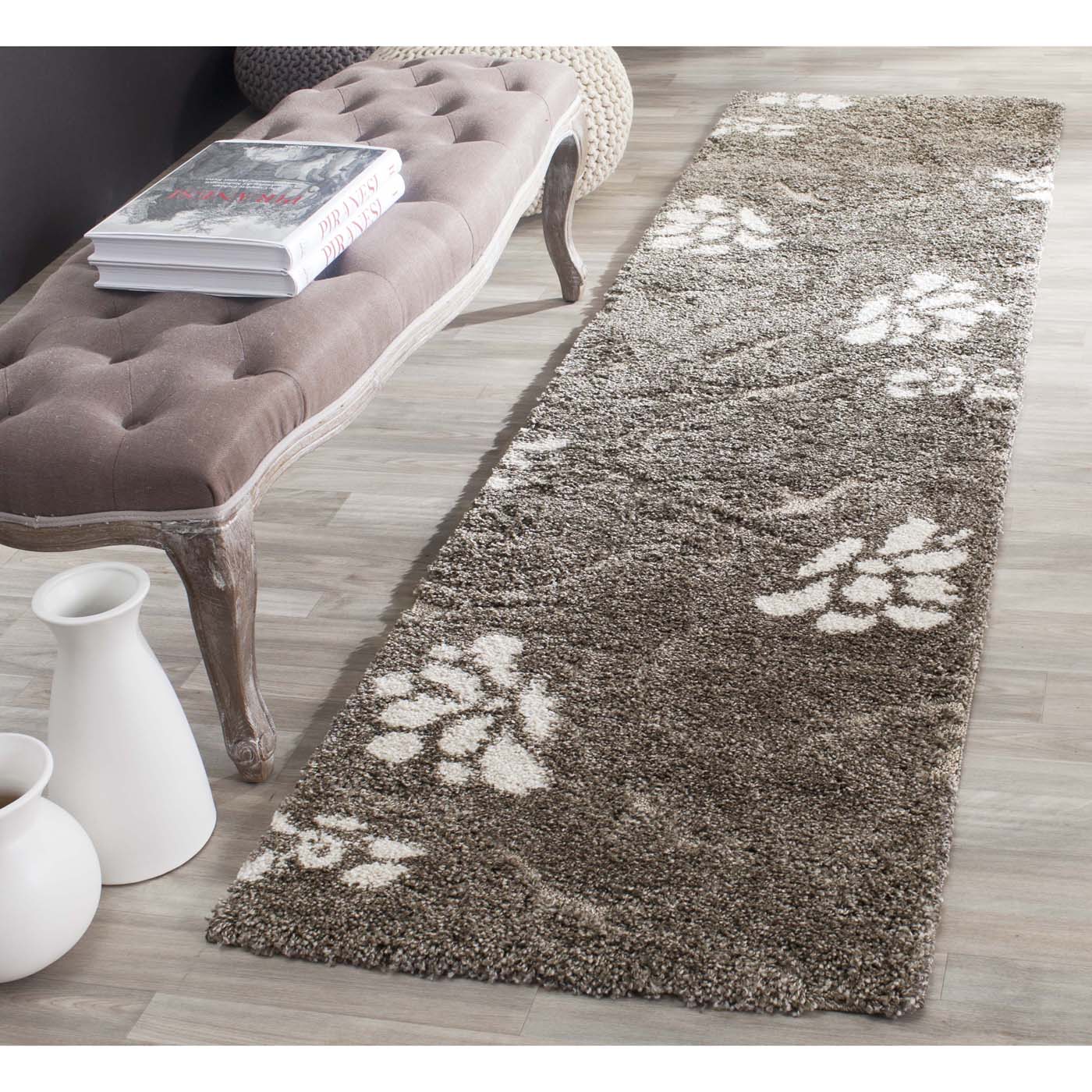 Safavieh Shag 64- Rug, SG464- - Smoke / Beige