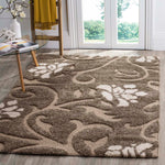 Safavieh Shag 64- Rug, SG464- - Smoke / Beige