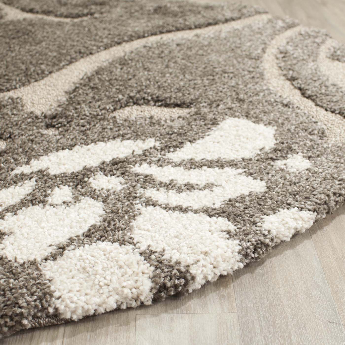 Safavieh Shag 64- Rug, SG464- - Smoke / Beige