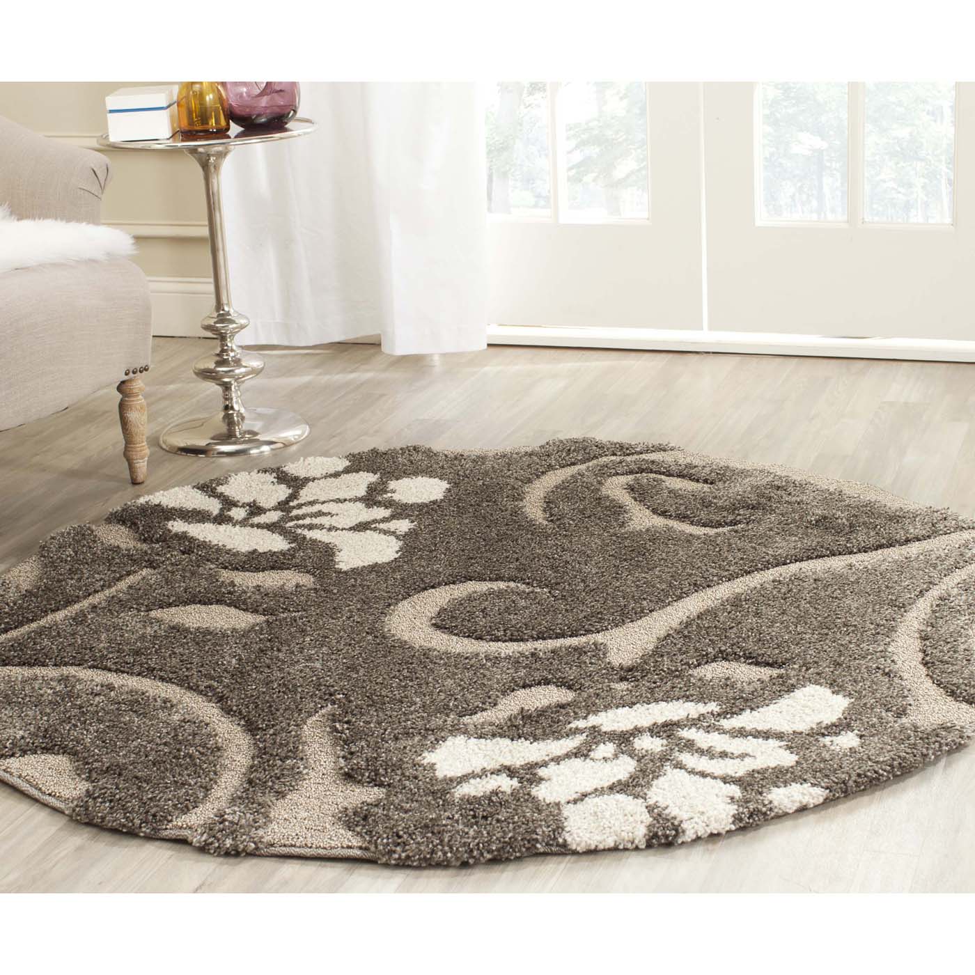 Safavieh Shag 64- Rug, SG464- - Smoke / Beige