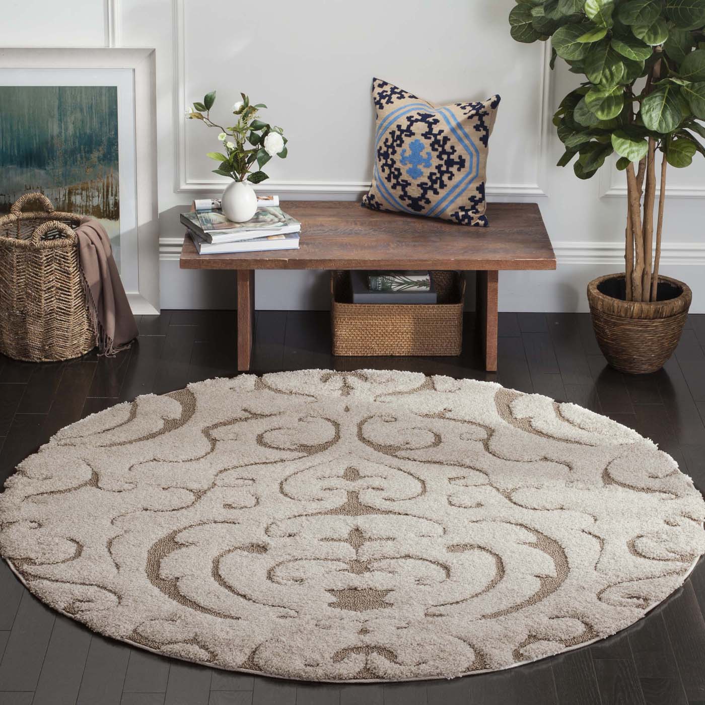 Safavieh Shag 67- Rug, SG467- - Cream / Beige