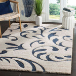 Safavieh Shag 68 Rug, SG468 - Cream / Blue