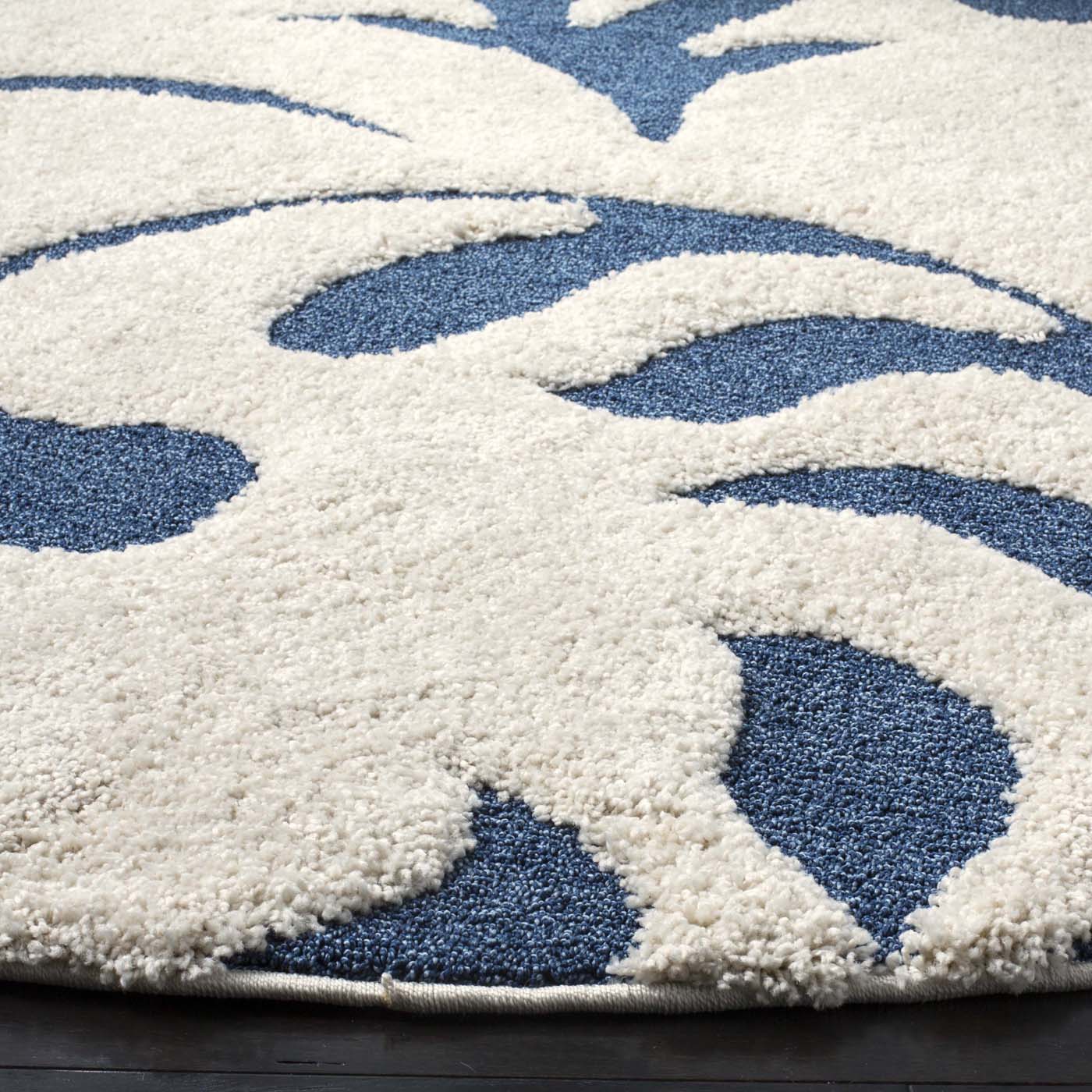 Safavieh Shag 68 Rug, SG468 - Cream / Blue