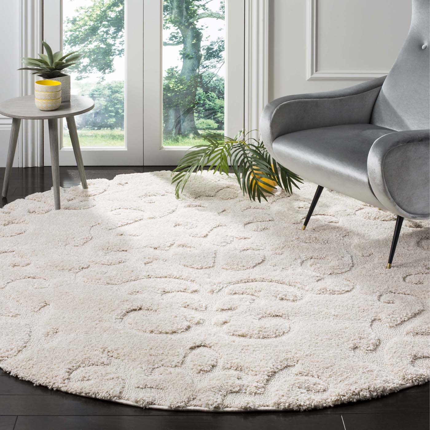 Safavieh Shag 70- Rug, SG470- - Creme / Creme