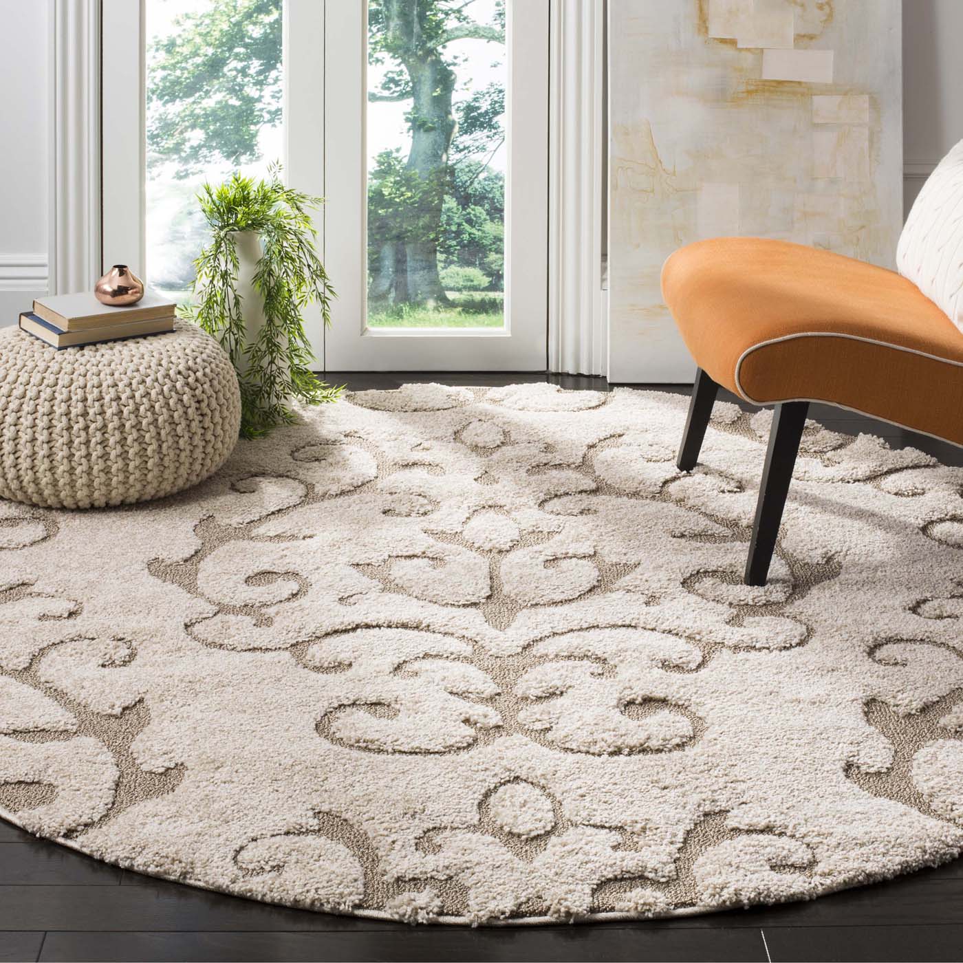 Safavieh Shag 70- Rug, SG470- - Cream / Beige