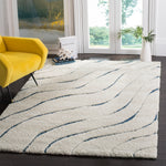 Safavieh Shag 472 Rug, SG472 - Cream / Blue