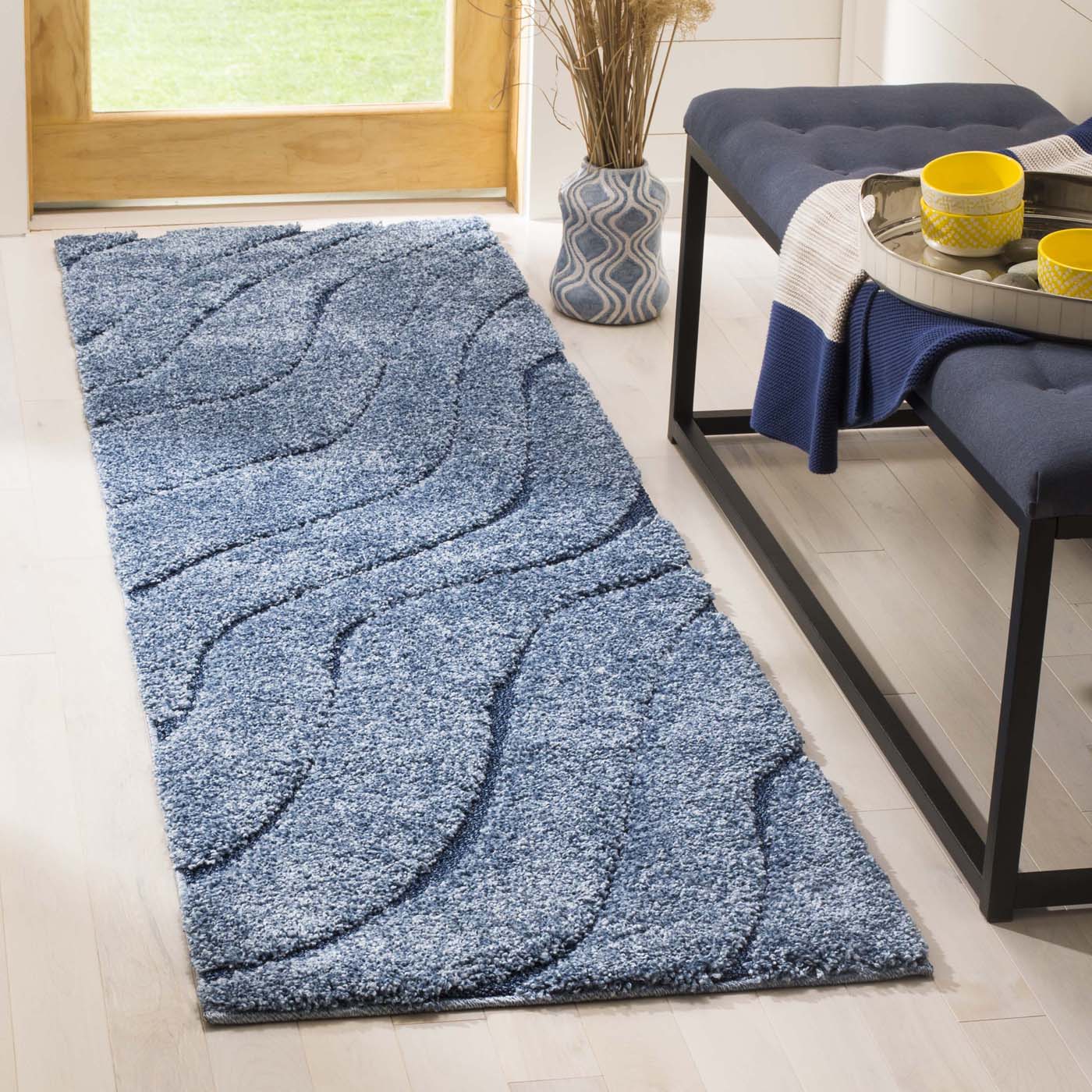 Safavieh Shag 472 Rug, SG472 - Light Blue / Blue