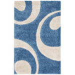 Safavieh Shag 74- Rug, SG474- - Blue / Ivory