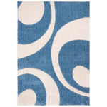 Safavieh Shag 74- Rug, SG474- - Blue / Ivory