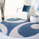 Safavieh Shag 74- Rug, SG474- - Blue / Ivory