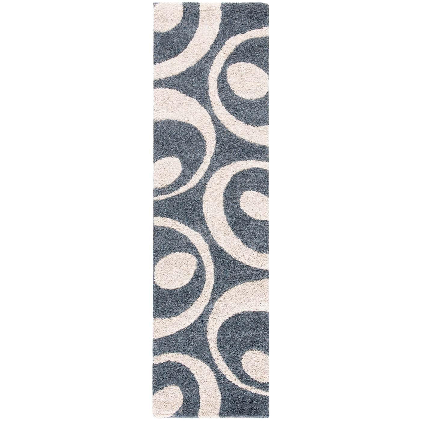 Safavieh Shag 74- Rug, SG474- - Slate / Ivory